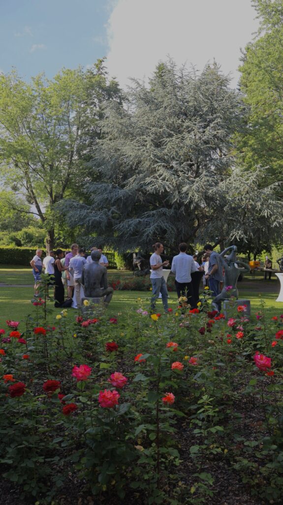 Jardin fleuri du parc du Signal de Bougy
